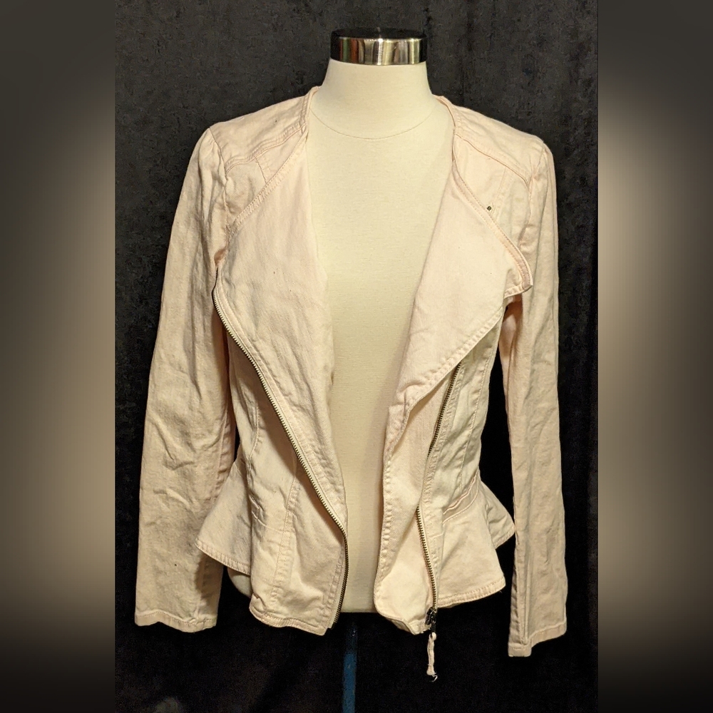 ELLE Pink Zip Over Jacket- M